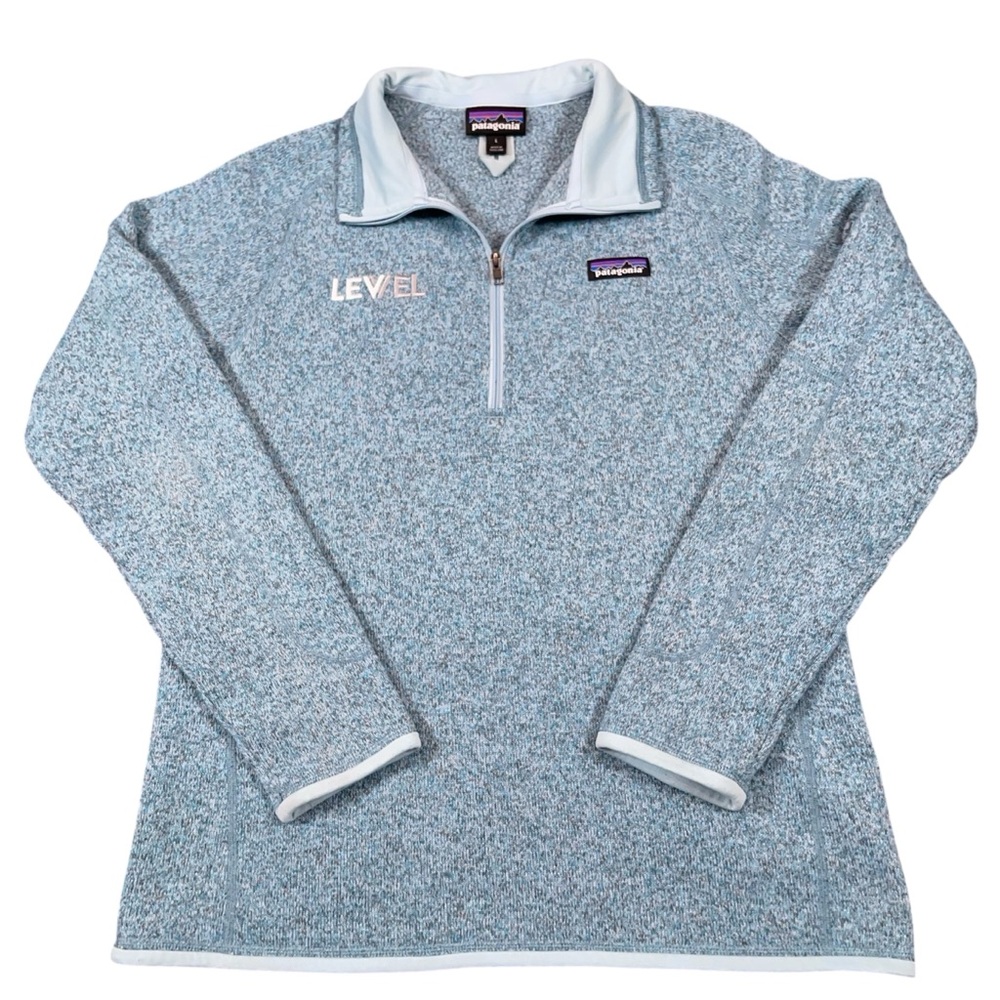 Patagonia Better Sweater Women’s Size Large Quarter-Zip Fleece Hiking Logo LS